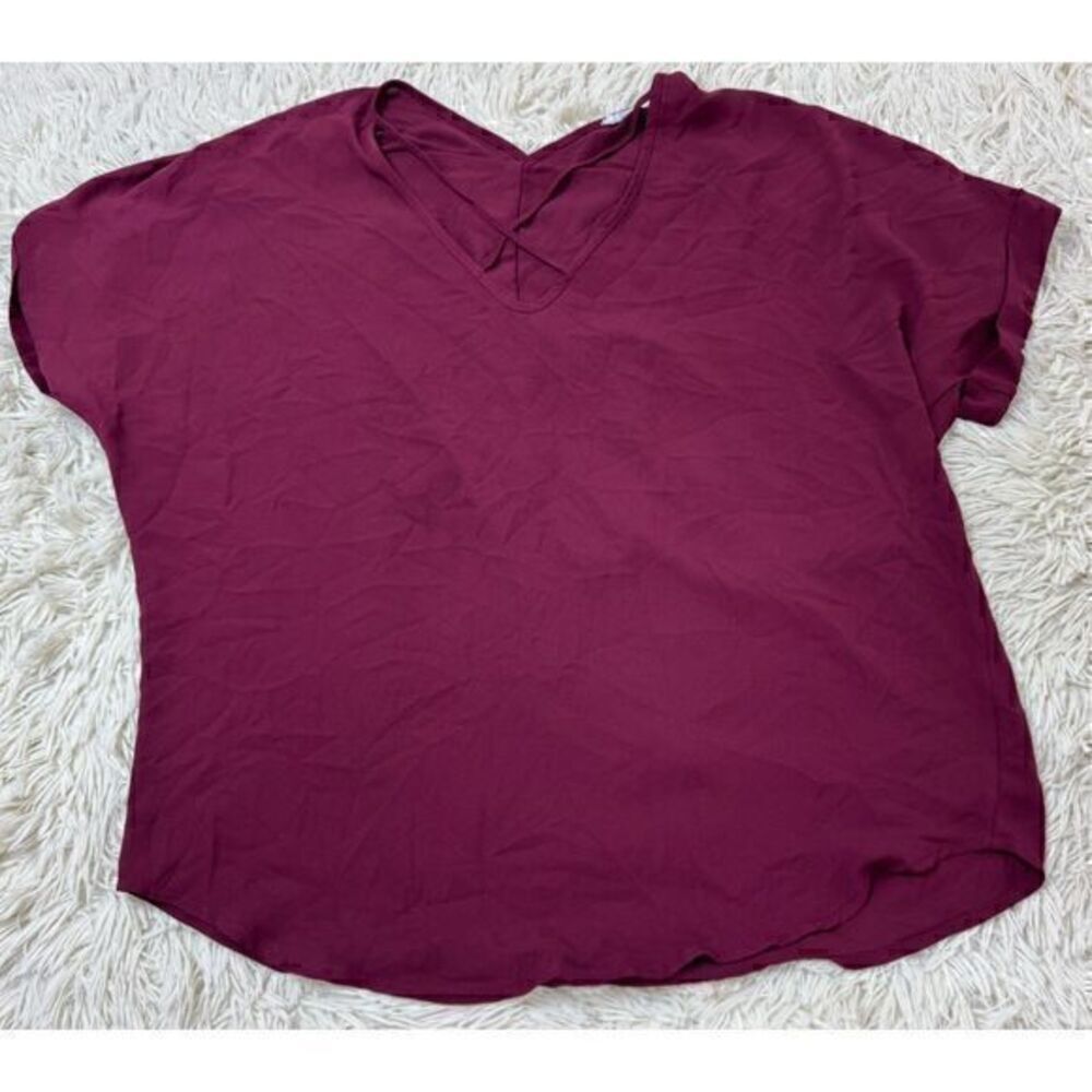 Lush Burgundy Blouse